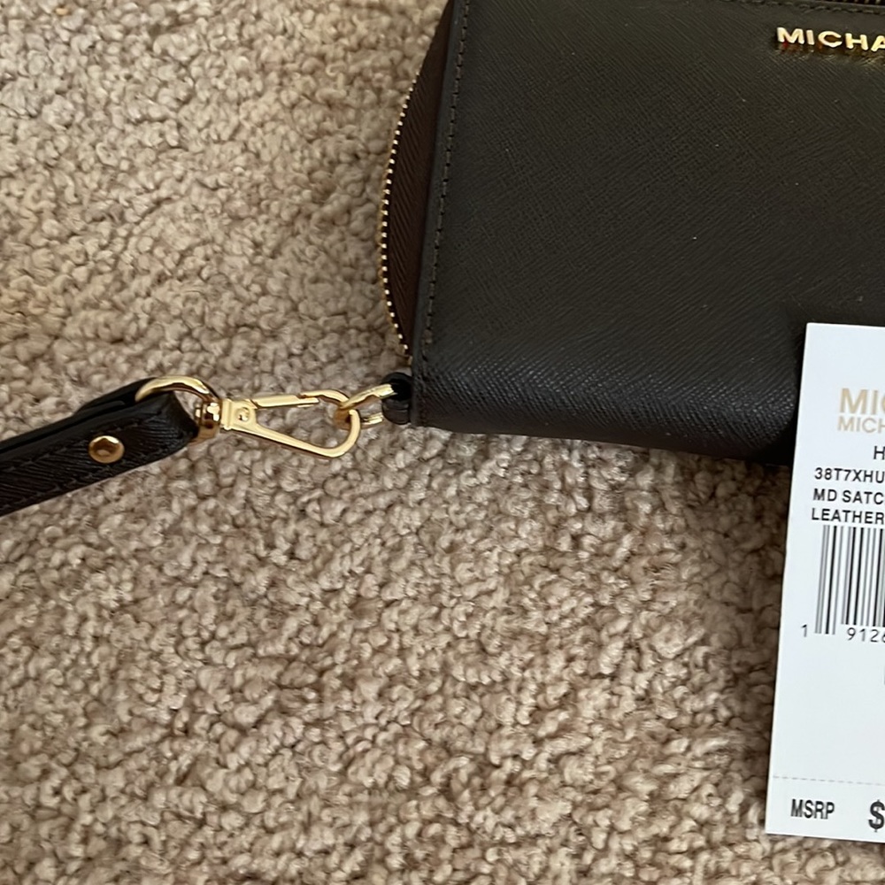 Michael Kors Leather Satchel - Picture 3 of 3